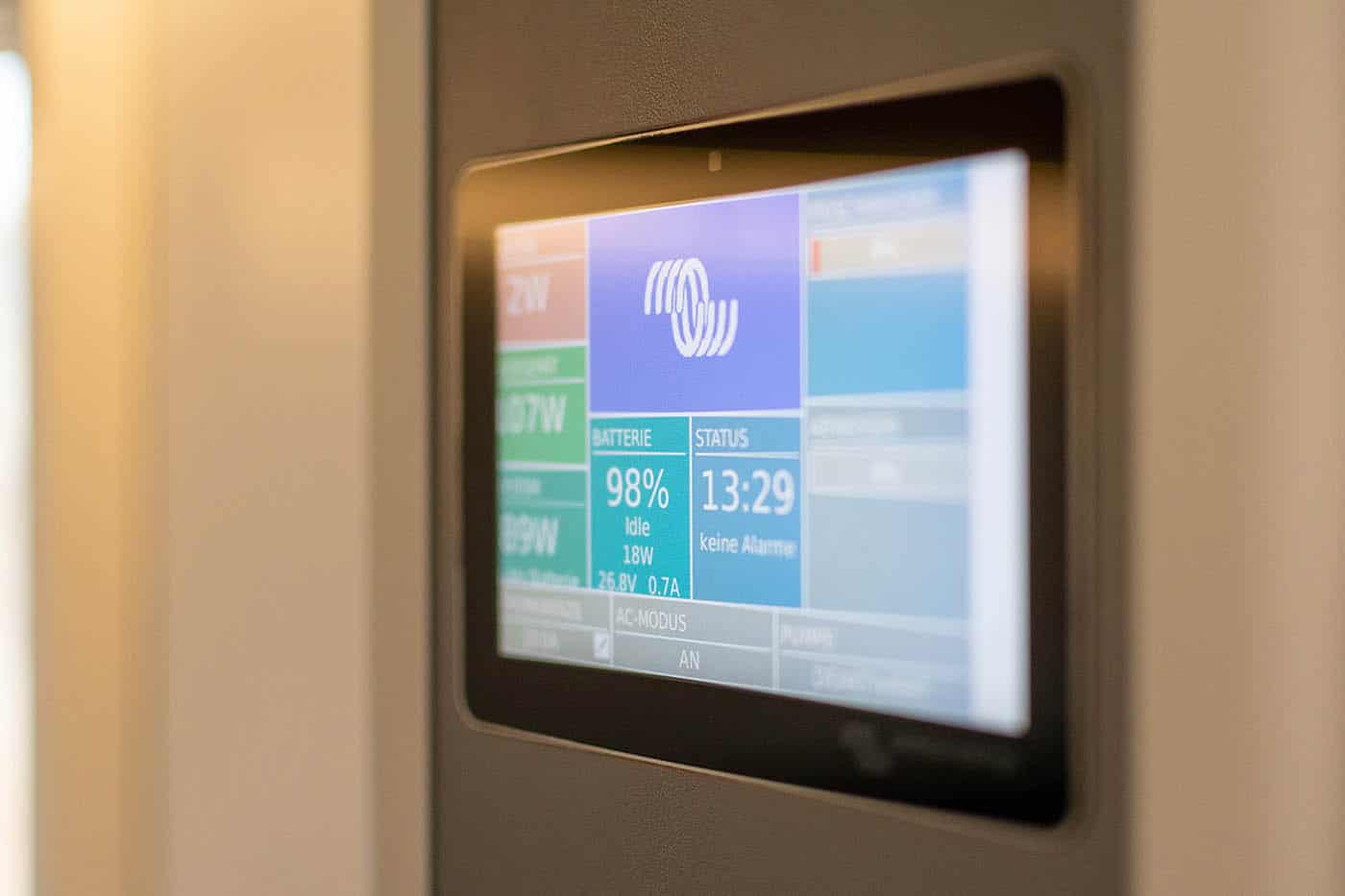 Bedienung der Heizung über Smart Panels
